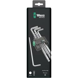 Wera 950 PKL/9 SM N SB inbus sada klíčů 1.5 mm, 2 mm, 2.5 mm, 3 mm, 4 mm, 5 mm, 6 mm, 8 mm, 10 mm 9dílná