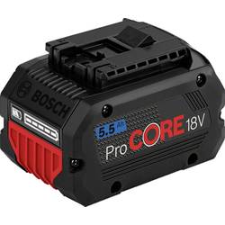 Bosch Professional ProCORE18V 5.5Ah náhradní akumulátor pro elektrické nářadí, 5.5 Ah 1600A02149