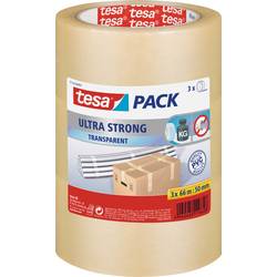 tesa ULTRA STRONG 51124-00007-01 balicí lepicí páska TESAPACK® transparentní (d x š) 66 m x 50 mm 3 ks