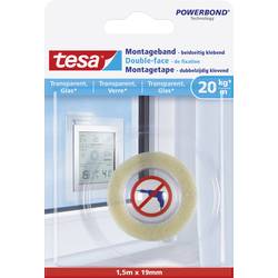 tesa GLASS 77740-00000-00 montážní páska tesa® POWERBOND transparentní (d x š) 1.5 m x 19 mm 1 ks