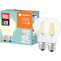 LEDVANCE SMART+ AC32941 - 2er SMART+ BT FILAMENT CLASSIC DIMMABLE CLA60, E27, 6 W, teplá bílá, třída E (A - G), 4058075617841