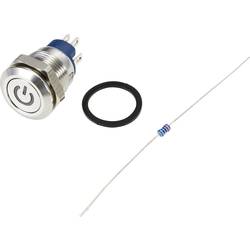 TRU COMPONENTS TC-9219008, TC-9219008 tlačítko, 12 mm, 48 V/AC, 2 A, 1 ks