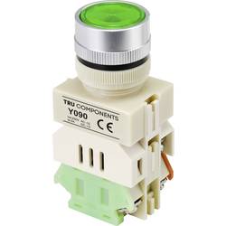 TRU COMPONENTS Y090, TC-9219084 tlačítko, 22 mm, 250 V/AC, 5 A, 1 ks