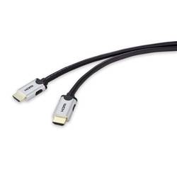 SpeaKa Professional HDMI kabel Zástrčka HDMI-A, Zástrčka HDMI-A 3.00 m černá SP-9063176 8K UHD HDMI kabel