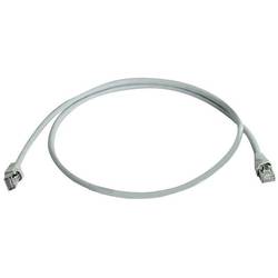 Telegärtner L00002A0112 RJ45 síťové kabely, propojovací kabely CAT 6A S/FTP 3.00 m šedá UL certifikace, samozhášecí, s ochranou 1 ks