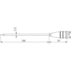 Greisinger GF 2T vpichovací sonda -70 do 250 °C typ senzoru Pt1000