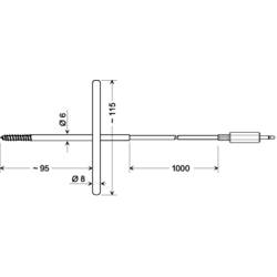 Greisinger GGF 175 sonda do ledu -70 do 200 °C typ senzoru Pt1000