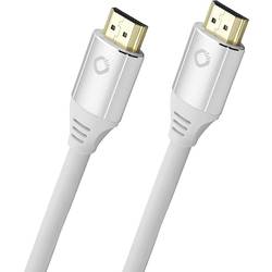 Oehlbach HDMI kabel Zástrčka HDMI-A, Zástrčka HDMI-A 2.00 m bílá D1C92491 8K UHD HDMI kabel