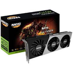 Inno 3D grafická karta Nvidia GeForce RTX 4070 Super X3 OC 12 GB GDDR6X-RAM PCIe x16 HDMI™, DisplayPort NVIDIA G-Sync , přetaktovaná, Sopka, Režim nulového