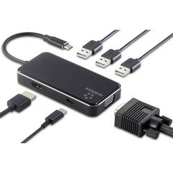 Renkforce USB-C® dokovací stanice RF-HUB-230 Vhodné pro značky (dokovací stanice pro notebook): univerzální napájení USB-C®