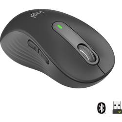 Logitech Signature M650 L left optická drátová myš, bezdrátový, Bluetooth®, 5 tlačítko, 4000 dpi, grafitová