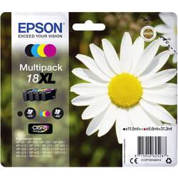 Epson Ink T1816 18XL originál kombinované balení černá, azurová, purppurová, žlutá C13T18164012