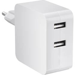 VOLTCRAFT SPS-2400/2+WH-N USB nabíječka 24 W do zásuvky (230 V) Výstupní proud (max.) 4800 mA USB Počet výstupů: 2 x