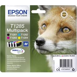 Epson Ink T1285 originál kombinované balení černá, azurová, purppurová, žlutá C13T12854012