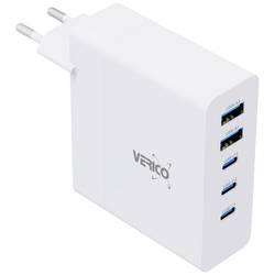 Verico Mojo 140W GaN 5 USB nabíječka 140 W do zásuvky (230 V) Výstupní proud (max.) 3250 mA USB, USB-C® Počet výstupů: 5 x