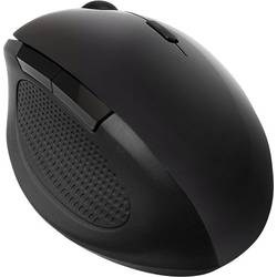 LogiLink ID0139 optická ergonomická myš, bezdrátový, 6 tlačítko, 1600 dpi, černá