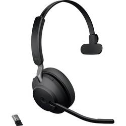 Jabra Evolve2 65 monaural Sluchátka On Ear Bluetooth®, 26599-899-999, mono, černá