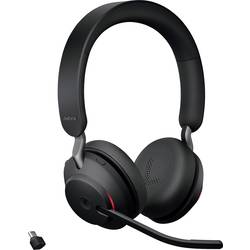 Jabra Evolve2 65 MS Sluchátka On Ear Bluetooth®, 26599-999-899, stereo, černá