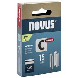 Novus Tools 042-0801 sponky s úzkým hřbetem Typ 4 1000 ks Rozměry (d x š x v) 15 x 6.1 x 15 mm