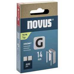 Novus Tools 042-0799 svorky z plochého drátu Typ 11 600 ks Rozměry (d x š x v) 14 x 10.6 x 14 mm