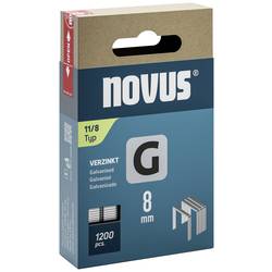 Novus Tools 042-0796 svorky z plochého drátu Typ 11 1200 ks Rozměry (d x š x v) 8 x 10.6 x 8 mm