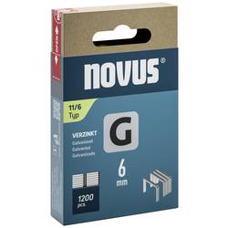 Novus Tools 042-0795 svorky z plochého drátu Typ 11 1200 ks Rozměry (d x š) 6 mm x 10.6 mm