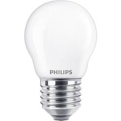 Philips Lighting 76391600 LED Energetická třída (EEK2021) F (A - G) E27 kapkový tvar 4.3 W = 40 W teplá bílá (Ø x d) 4.5 cm x 8 cm 2 ks