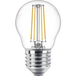 Philips Lighting 76317600 LED Energetická třída (EEK2021) F (A - G) E27 kapkový tvar 4.3 W = 40 W teplá bílá (Ø x d) 4.5 cm x 8 cm 1 ks