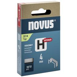 Novus Tools 042-0783 svorky z jemného drátu Typ 37 1870 ks Rozměry (d x š) 4 mm x 10.6 mm