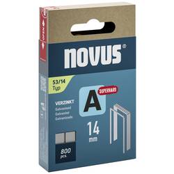 Novus Tools 042-0781 svorky z jemného drátu Typ 53 800 ks Rozměry (d x š x v) 14 x 11.3 x 14 mm