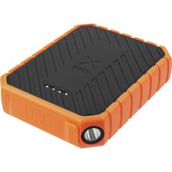 Xtorm by A-Solar Rugged 10000 powerbanka Li-Pol, 10000 mAh, Quick Charge 3.0, Dodávka energie, USB-A, USB-C®, oranžová, černá, Venkovní, Kapesní svítilna,