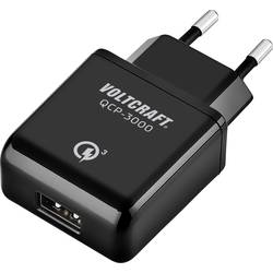 VOLTCRAFT QCP-3000 USB nabíječka 19.5 W do zásuvky (230 V) Výstupní proud (max.) 3000 mA USB Počet výstupů: 1 x Qualcomm Quick Charge 3.0