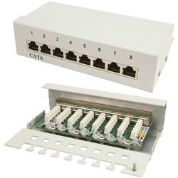 LogiLink NP0016A 8 portů síťový patch box CAT 6 1 U osazený