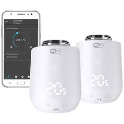 Eurotronic Comet WiFi sada bezdrátové termostatické hlavice, 700223, elektronický, sada 2 ks