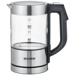 Severin WK 3458 rychlovarná konvice bezšňůrová, bez BPA nerezová ocel, černá Kapacita: 0.5 l