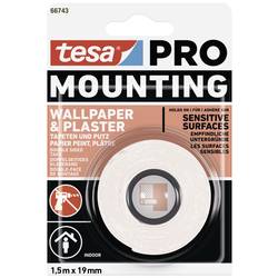 tesa Mounting PRO Tapete & Putz 66743-00000-00 montážní páska bílá (d x š) 1.5 m x 19 mm 1 ks