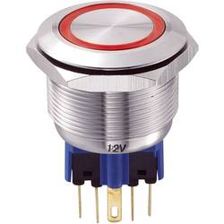 TRU COMPONENTS GQ25-11E/R/12V, 701803 tlačítko antivandal, 25 mm, 250 V/AC, 5 A, 1 ks