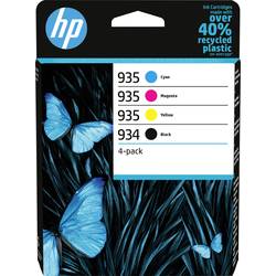 HP 934 Ink balení po 4 ks originál černá, azurová, purpurová, žlutá 6ZC72AE Inkousty