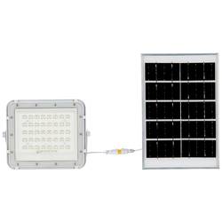 V-TAC VT-40W LED reflektor, solární modul 6 W, studená bílá, bílá, 7839