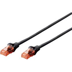 Digitus DK-1612-030/BL RJ45 síťové kabely, propojovací kabely CAT 6 U/UTP 3.00 m černá kroucené páry 1 ks