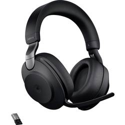 Jabra Evolve 2 85 Sluchátka Over Ear Bluetooth®, kabelová, 28599-999-999, stereo, černá, Redukce šumu mikrofonu