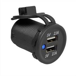 ProPlus Dvojitá vestavná USB zásuvka, 2x 2100 mA 12 až 24 V/DC