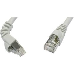 Telegärtner L00000A0192 RJ45 síťové kabely, propojovací kabely CAT 6A S/FTP 1.00 m šedá samozhášecí, s ochranou 1 ks