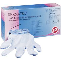 KCL Dermatril 740-9 100 ks nitril jednorázové rukavice Velikost rukavic: 9, L EN 374