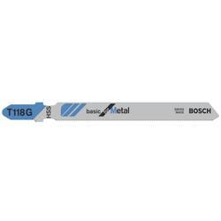 Bosch Accessories 2608631012 Pilový plátek do kmitací pily T 118 G - Basic for Metal 5 ks