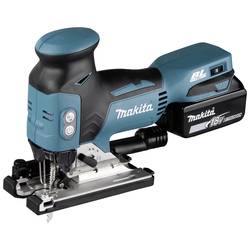 Makita DJV181RTJ akumulátorová kyvadlová tažná pila DJV181RTJ akumulátor, vč. nabíječky, kufřík 18 V 5.0 Ah Počet přibalených akumulátorů 1