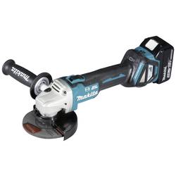 Makita DGA513RTJ DGA513RTJ Akumulátorová úhlová bruska 125 mm, vč. nabíječky, vč. 2x aku, kufřík, 18 V, 5 Ah