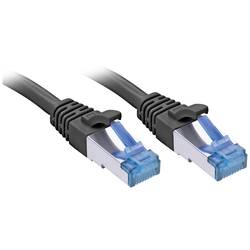 LINDY 47414 RJ45 síťové kabely, propojovací kabely CAT 6A S/FTP 2.00 m černá 1 ks