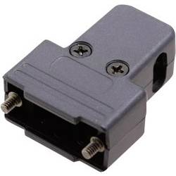 MH Connectors MHTRI-P-09-K 6550-0101-01 D-SUB pouzdro Pólů: 9 plast 180 °, 45 °, 45 ° černá 1 ks