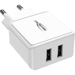 Ansmann HomeCharger HC212 USB nabíječka 12 W do zásuvky (230 V) Výstupní proud (max.) 2400 mA USB 2.0 zásuvka A Počet výstupů: 2 x